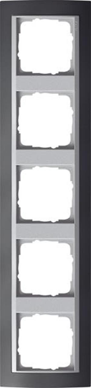 Gira Abdeckrahmen 5f Zwischenrahmen F Alu Gira Event Anthrazit