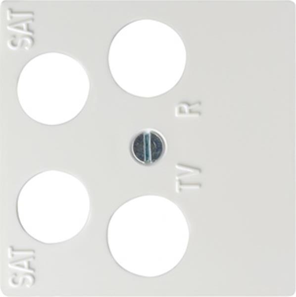 Gira Zentralpl. 4f Zubehör Reinweiß