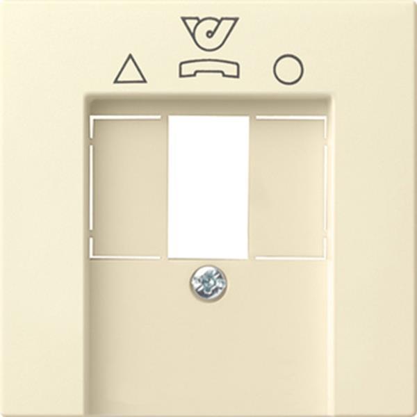 Gira Abdeckung TDO-Anschlussdose System 55 Cremeweiß