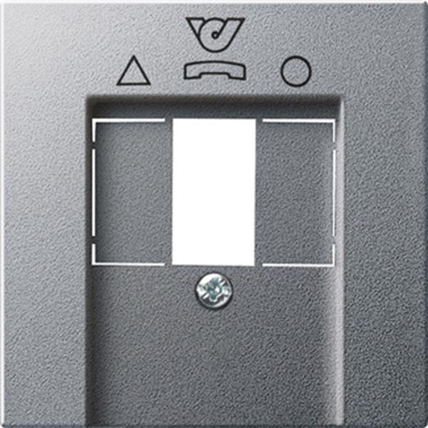 Gira Abdeckung TDO-Anschlussdose System 55 F Alu