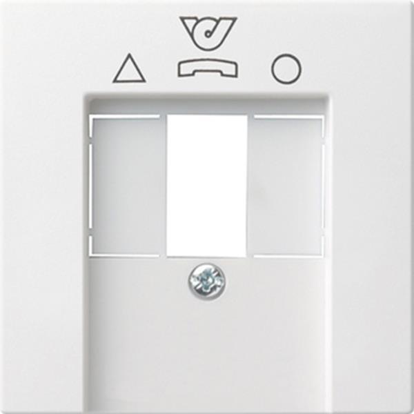 Gira Abdeckung TDO-Anschlussdose System 55 Reinweiß m