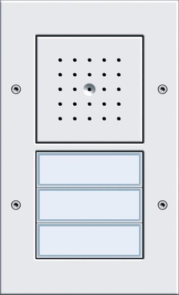 Gira Türstation Aufputz 3f Türsprechanlage Reinweiß
