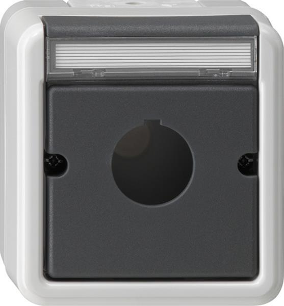 Gira Gehäuse BSF Taster Ø 22,5 mm WG Aufputz Grau