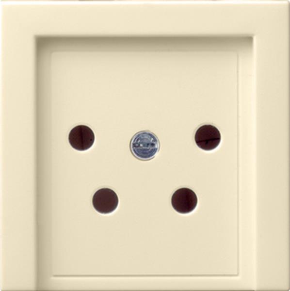 Gira Abdeckung KPN-Anschlussdose 4-p System 55 Cremeweiß