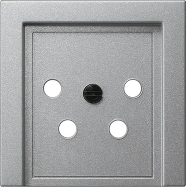 Gira Abdeckung KPN-Anschlussdose 4-p System 55 F Alu