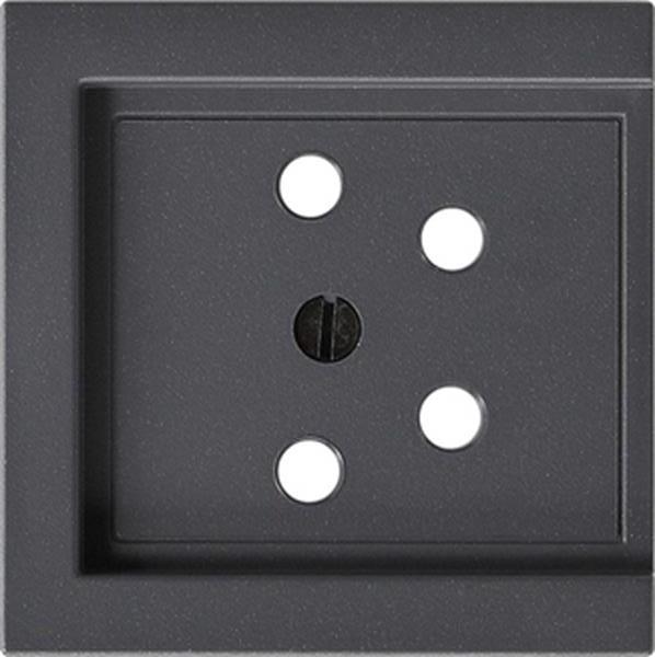 Gira Abdeckung KPN-Anschlussdose 4-p System 55 Anthrazit