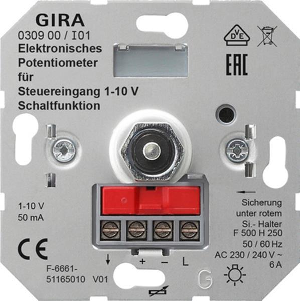Gira Potentiometer Steuer 1 - 10 V Schaltfkt  Einsatz