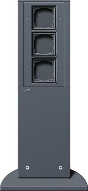 Gira E-Säule 3x Leereinheit 491 mm  Gira Energiesäule Anthrazit