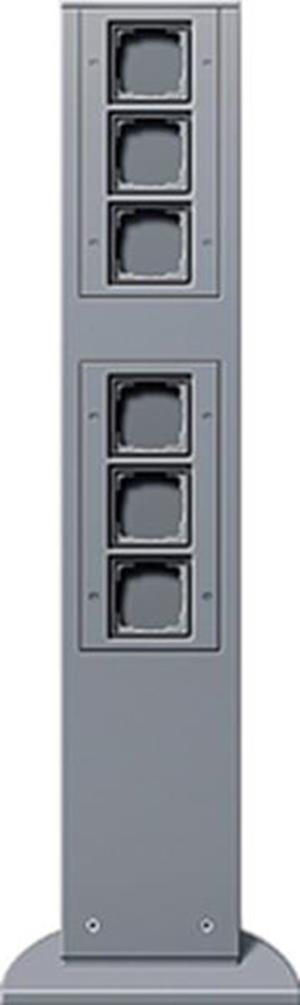 Gira E-Säule 6x Leereinheit 769 mm Gira Energiesäule F Alu