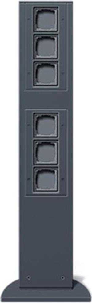 Gira E-Säule 6x Leereinheit 769 mm  Gira Energiesäule Anthrazit