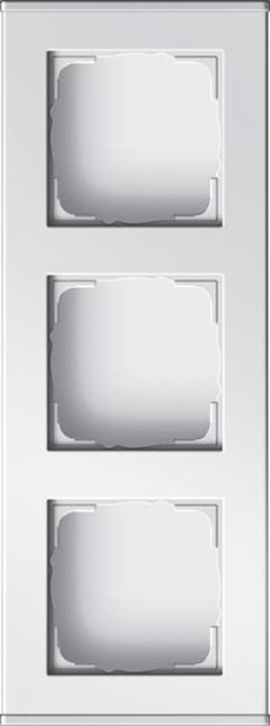 Gira Profil 3f senkr. + waager. Profil 55 Alum.Reinweiß(lack.)