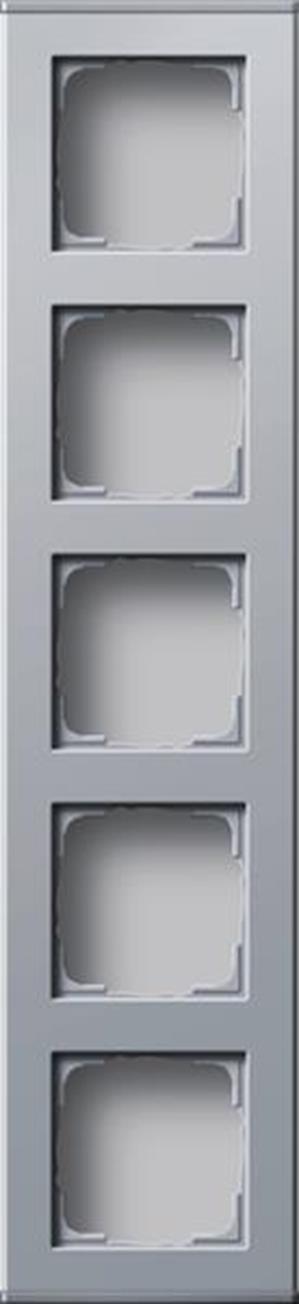 Gira Profil 5f senkr. + waager. Profil 55 Aluminium