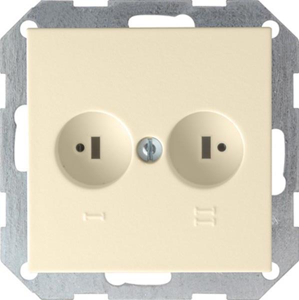 Gira Stereolautsprecher-Steckdose System 55 Cremeweiß