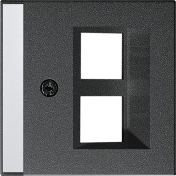 Gira Abdeckung 30° + BSF f. Tragring MJ 2f System 55 Anthrazit