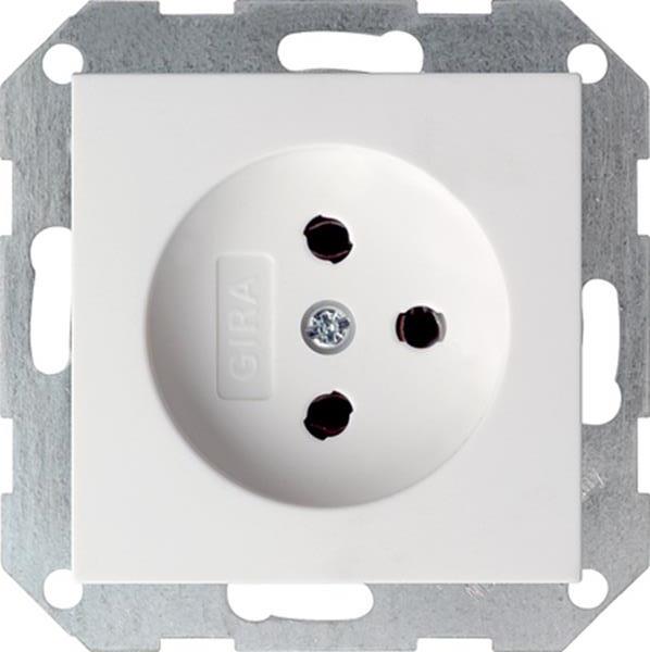 Gira HNA-Steckdose 10 A System 55 Reinweiß