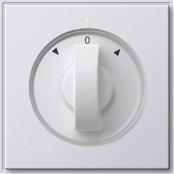 Gira Abdeckung Knebel Zeitsch. + Jalousie Gira TX_44 (WG UP) Reinweiß