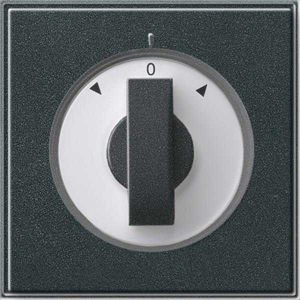 Gira Abdeckung Knebel Zeitsch. + Jalousie Gira TX_44 (WG UP) Anthrazit