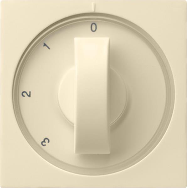 Gira Abdeckung Knebel 3-Stufen 0/1/2/3 System 55 Cremeweiß
