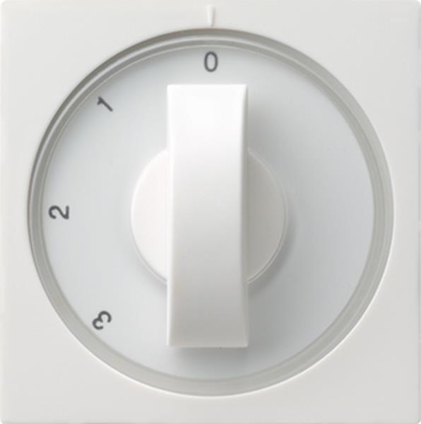 Gira Abdeckung Knebel 3-Stufen 0/1/2/3 System 55 Reinweiß