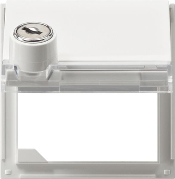 Gira Adapterrahmen KD Schloss gleich + BSF Gira TX_44 (WG UP) Reinweiß