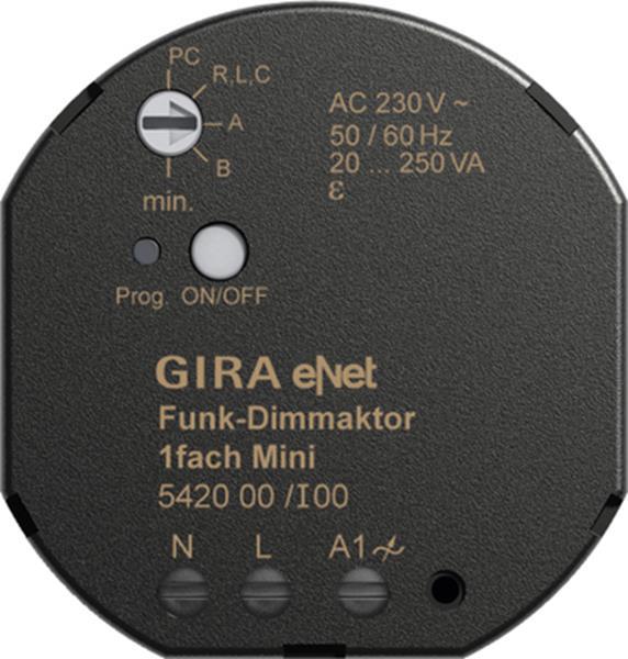 Gira Funk Dimmaktor 1f Mini 20 - 250 VA Gira eNet