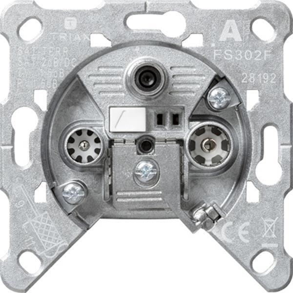 Gira Antennensteckd. FS302F Einsatz