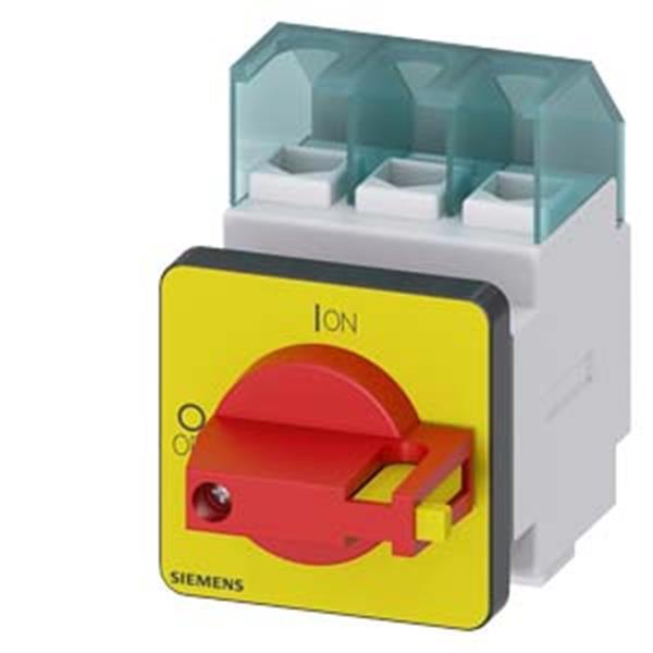 Siemens SENTRON, Lasttrennschalter 3LD, Not-Aus-Schalter, 3- polig, Iu: 25 A
