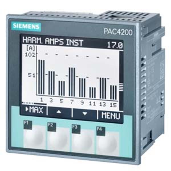 SENTRON Messgerät 7KM PAC4200, Fronteinbau, 690/400 V, 5 A, 95-240 V AC/110-340