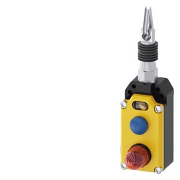 Siemens Sicherheits-Seilzugschalter Metallg., 2xM25x1,5, 1S/1Ö,Verrastung, gelbe