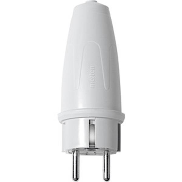 Merten PVC-SCHUKO-Stecker (DE, FR, BE), grau