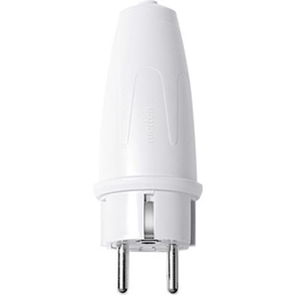 Merten PVC-SCHUKO-Stecker, polarweiß