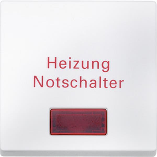 Merten Wippe für Heizungs-Notschalter, polarweiß, System M