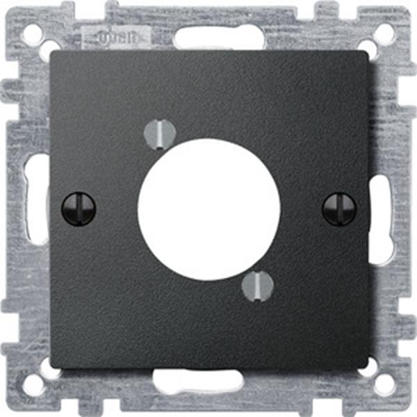 Merten Zentralplatte für Audio-Steckverbinder XLR, anthrazit, System M
