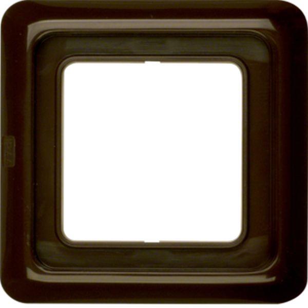 Berker Rahmen 1fach WG UP braun