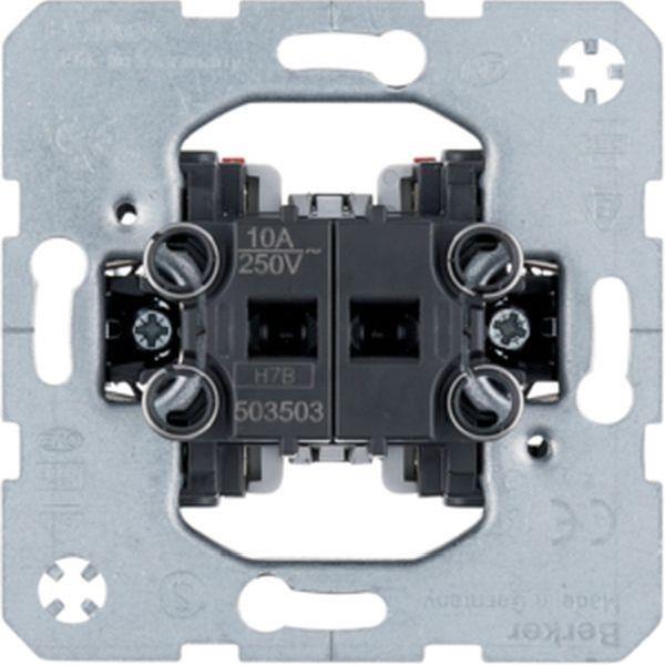 Berker Serientaster 2 Schließer mit getrennten Eingangsklemmen 250V