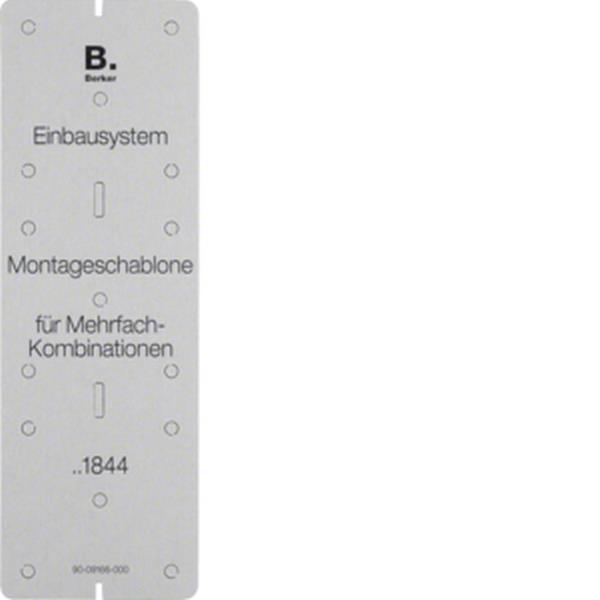 Berker Montageschablone 3fach