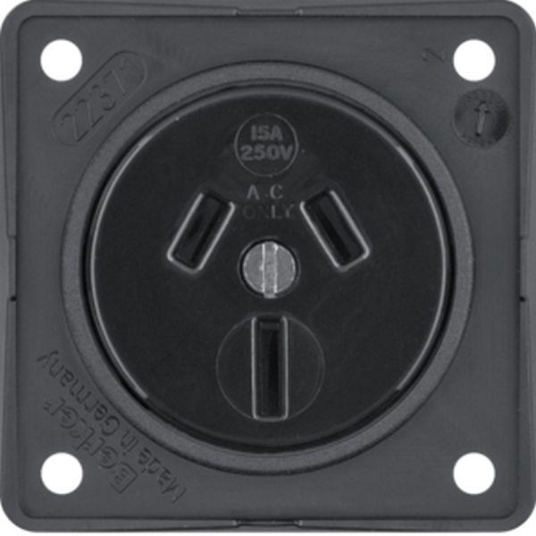 Berker Steckdose mit SK Australien ITG schwarz