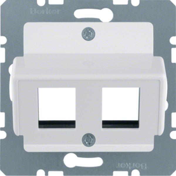 Berker Z-Platte M.Jacks AMP pw hgl