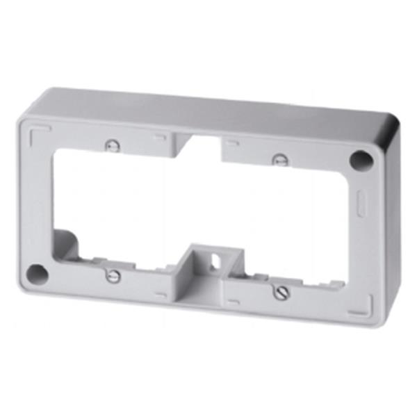 Berker Aufputz-Rahmen 2fach polarweiß glänzend