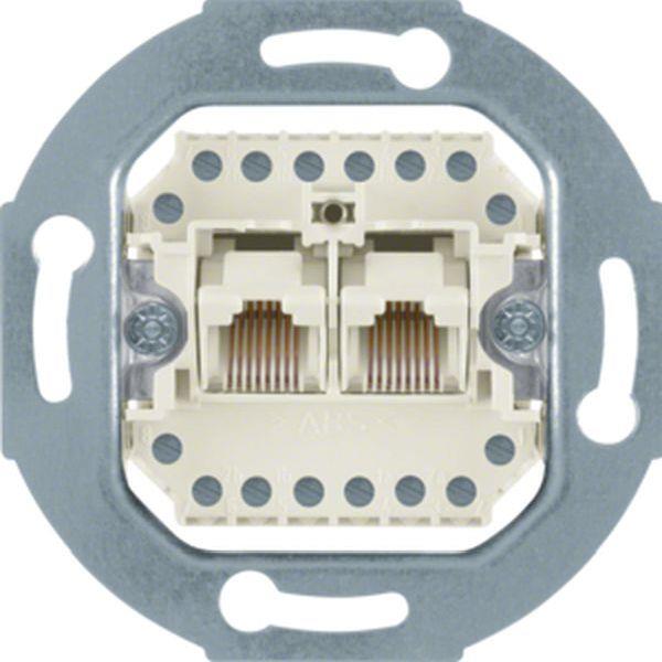 Berker UAE-Anschlussdose 8/8-polig Modul-Eins