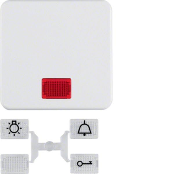 Berker Wippe AS W m.Ln WG-UP p-weiß