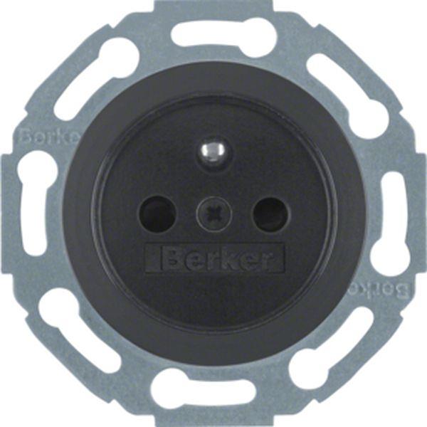 Berker Steckdose Skostift BS 1930/Glas/Pala sw Berker Steckdose Skostift BS 1930/Glas/Pala sw