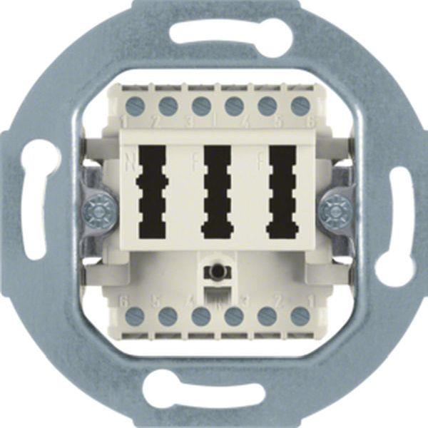 Berker TAE-Anschlussdose 2 X 6/6Nff Modul-Ein