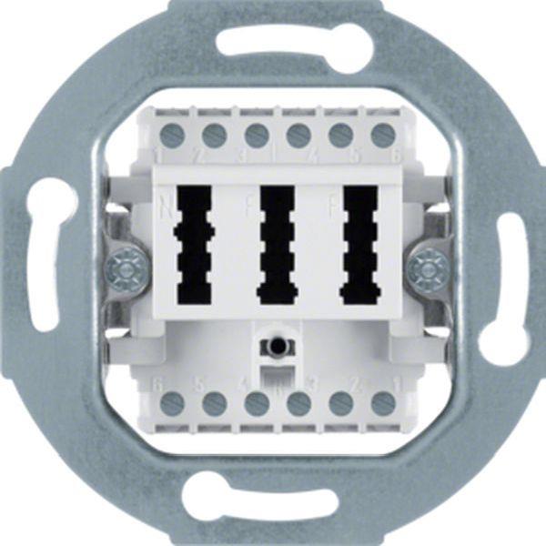 Berker TAE-Anschlussdose 2 X 6/6Nff Modul-Ein