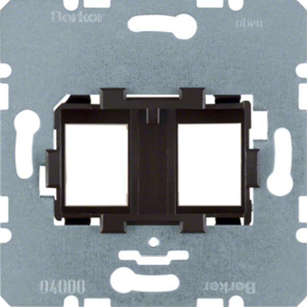 Berker Tragr. 2-f. f.Krone Jacks ME braun