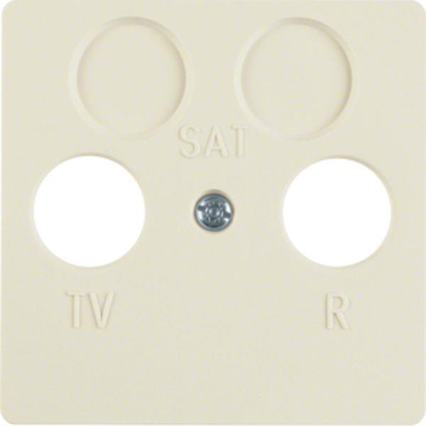 Berker Z-Platte für Ant WG UP weiß