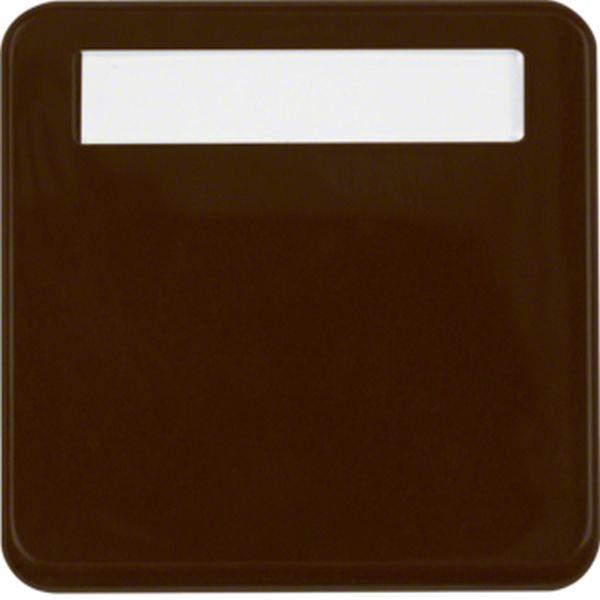 Berker Zwischenring mit Klappde. SL WG UP braun