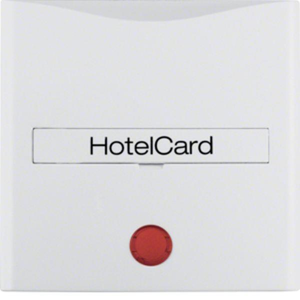 Berker Hotelcard-Sch m AD u rot Lins S1/B3/7 pw