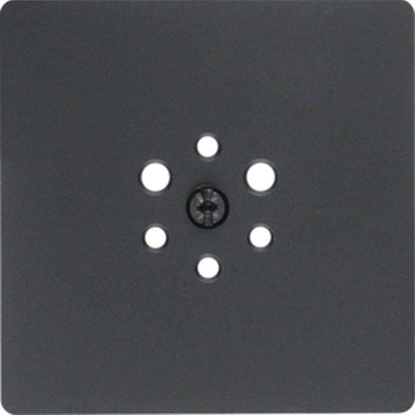 Berker Zentralplatte für 6p Steckdose ZPS anth