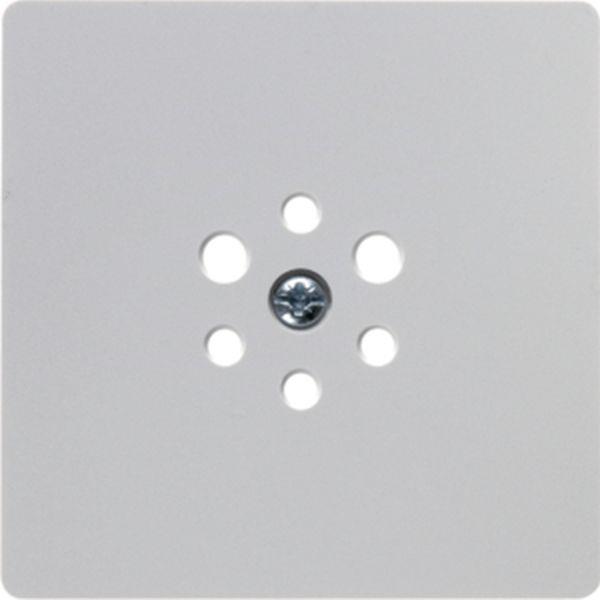 Berker Zentralplatte für 6p Steckdose ZPS pw